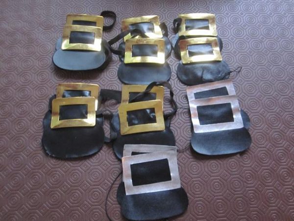 Buckles  silver and gold