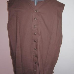 Georgian waistcoat, brown