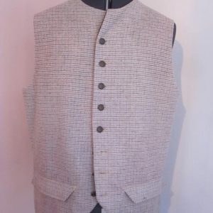 Georgian waistcoat, Beige wool