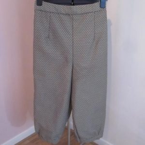 Georgian breeches, green patterned