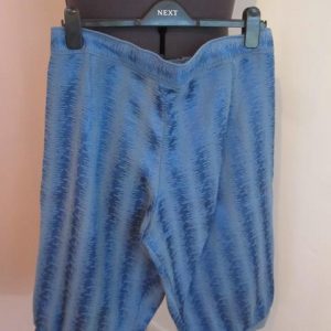 Georgian breeches, blue striped
