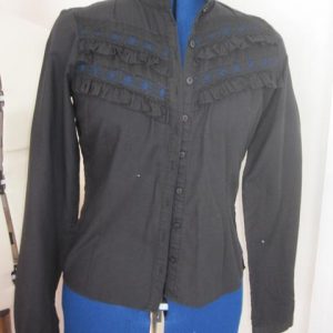 Black blouse Victorian style