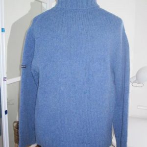 Blue roll neck jumper