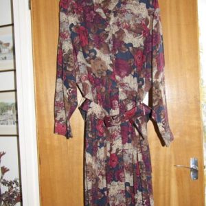 Multi coloured M&S dress buckle  belt, long sleeves