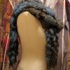 Blue / green puffy chiffon shawl/scarf