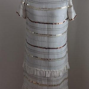 Cream short dress (20' flapper style)