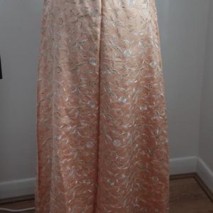 Peach skirt long