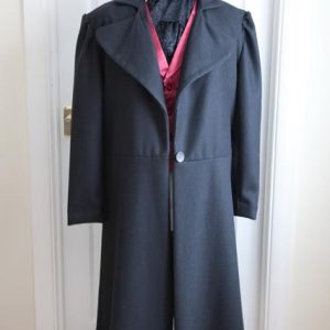 Black wool coat