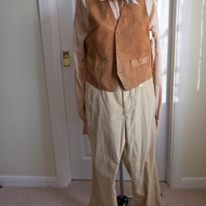Rust Leather waistcoat