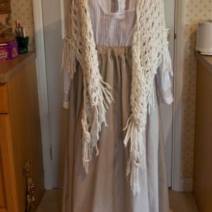 Long beige skirt