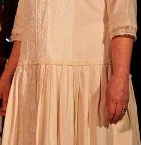 Cream 20's style dress