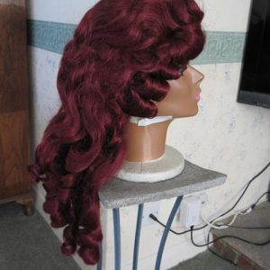 Long red wig